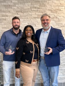 Todd Kitche, Tiffany Hightower, and John Mayhue, Cornerstone Home Lending/Cornerstone Capital Bank