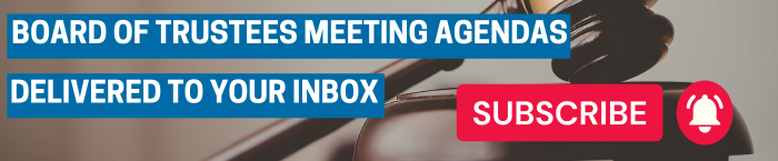 subscription form to receive Board Meeting agendas