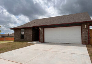Brick home built as part of the Oklahoma Housing Stability Program