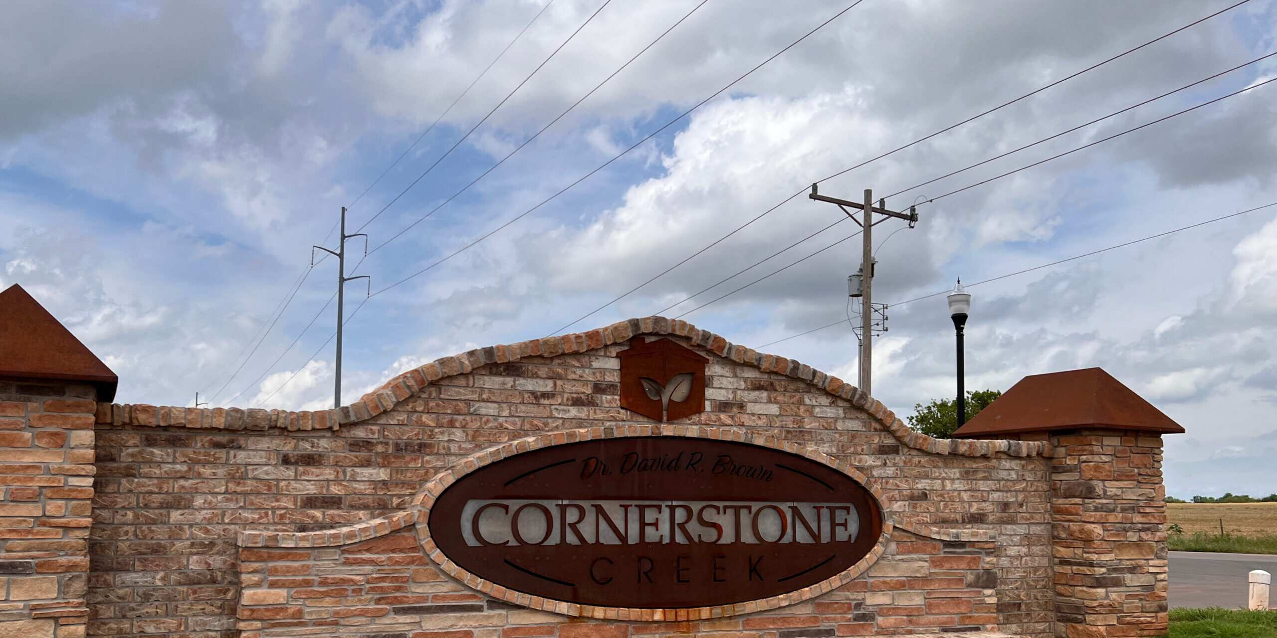 Cornerstone Creek sign